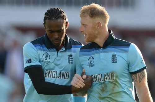 Jofra Archer and Ben Stokes. (Image Credits: Twitter)