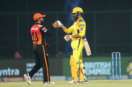 Can Chennai Super Kings complete a double over the Sunrisers Hyderabad in IPL 2021? (Image Courtesy: IPLT20.com)