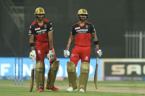 Devdutt Padikkal (70 off 50) and Virat Kohli (53 off 41) put on 111 runs for the opening wicket [Credits: IPL]