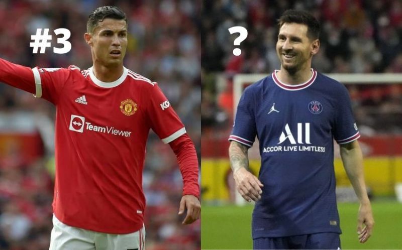 Manchester United&#039;s Cristiano Ronaldo and Paris Saint-Germain&#039;s Lionel Messi