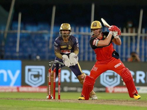 ABD in action against KKR in theIPL