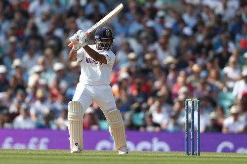 Rishabh Pant scored a half-century in India's second innings