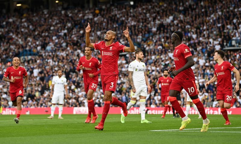 Fabinho scored his fourth goal in Premier League against Leeds United