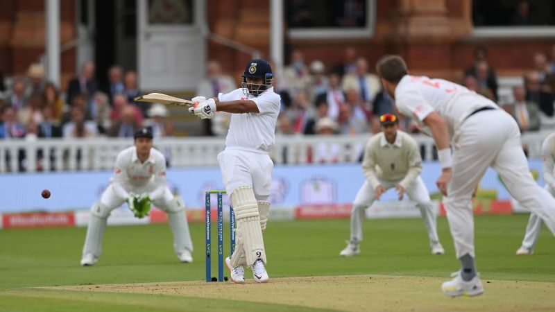 Rishabh Pant in action during the ongoing England-India Test series