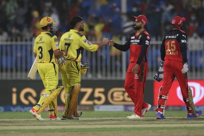 RCB recorded their second straight loss in the UAE leg of the 2021 IPL. (PC: IPL)