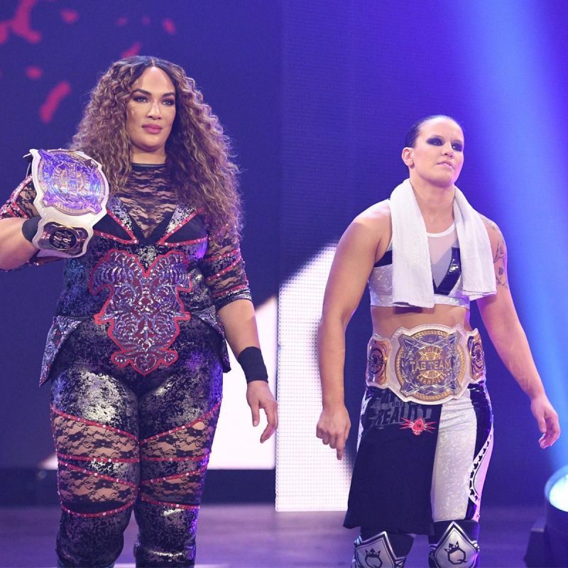 Shayna Baszler and Nia Jax in WWE