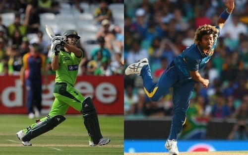 Salman Butt (left) and Lasith Malinga. Pics: Getty Images