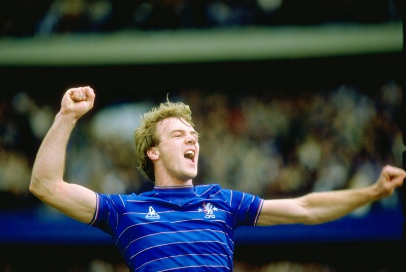 Kerry Dixon of Chelsea in the80s