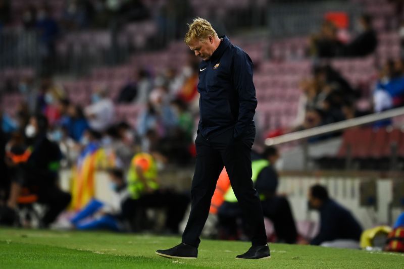 Barcelona manager Ronald Koeman. (Photo by David Ramos/Getty Images)