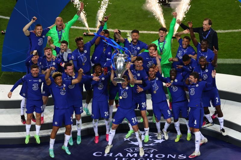 Chelsea beat Premier League winners Manchester City in the 2020-21 Champions League final.