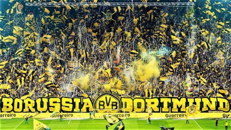 Yellow Wall of Borussia Dortmund