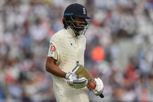 Haseeb Hameed top-scored for England with 61. (Credits: Getty)