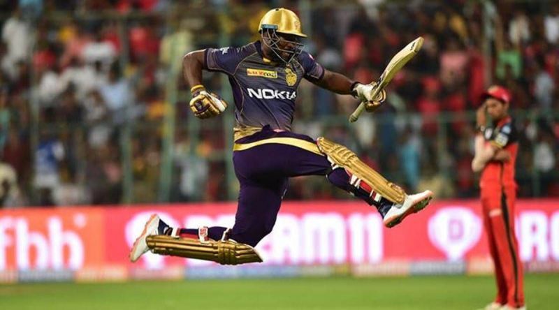 Kolkata Knight Riders all-rounder Andre Russell