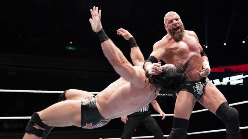 Triple H performing on WWE&#039;s tour of Japan in 2019
