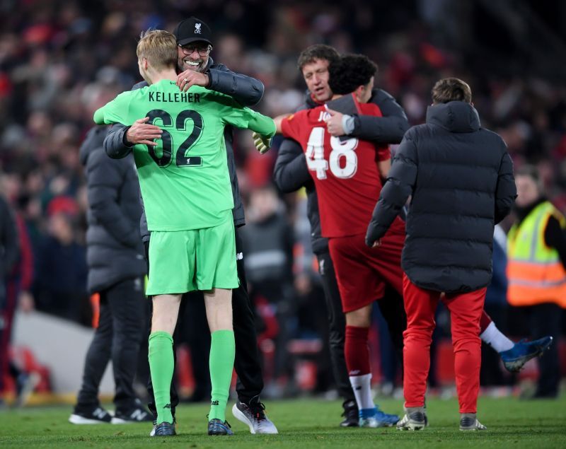 LJurgen Klopp could pick Caoimhin Kelleher ahead of Adrian in Alisson Becker&#039;s absence.