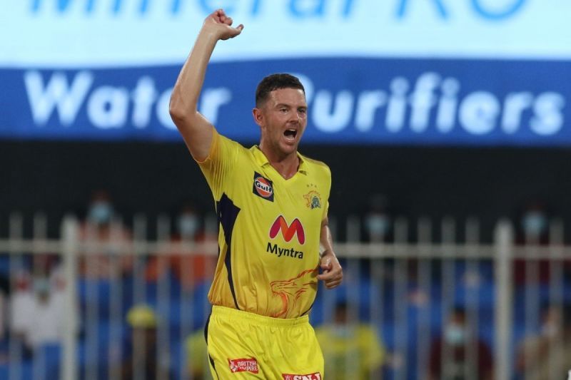 Josh Hazlewood returned with 3/24 from his four overs (Credit: BCCI/IPL)
