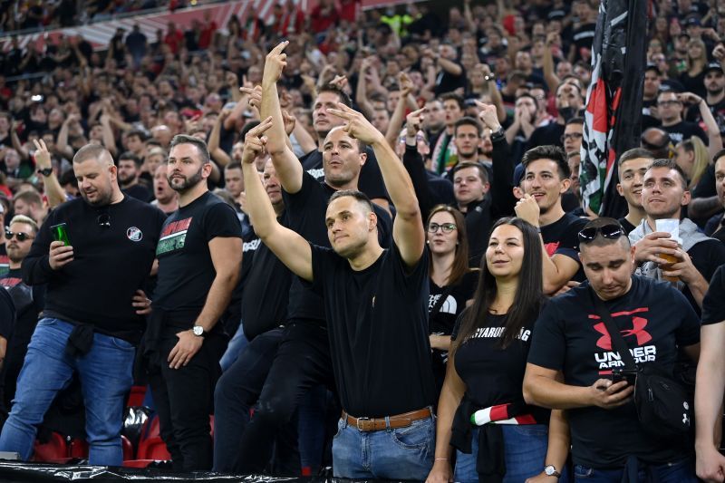 The behaviour of some of Hungary&#039;s fans was highly questionable at tonight&#039;s match