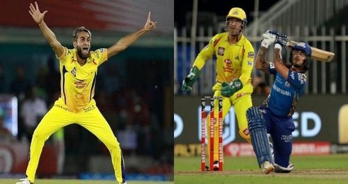 Imran Tahir (left) and Ishan Kishan. Pic: IPLT20.COM