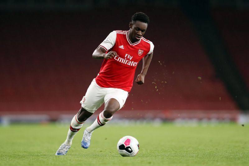 Folarin Balogun made his Premier League debut for Arsenal against Brentford.