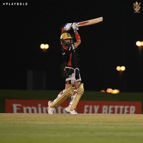 Virat Kohli managed just 5 runs in the last game against KKR [Image- RCB/Twitter]