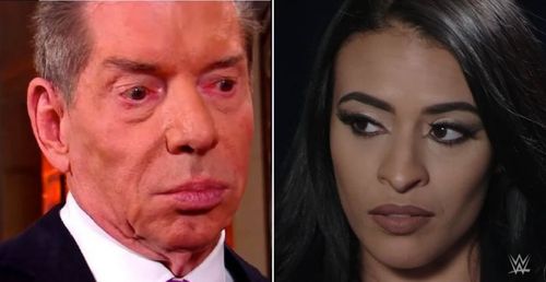 WWE Chairman Vince McMahon and Zelina Vega