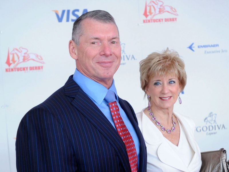 WWE Chairman Vince McMahon with his wife Linda McMahon