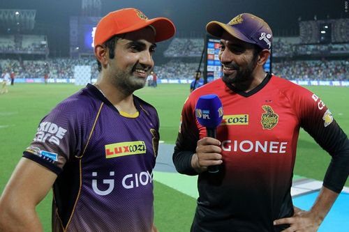 Robin Uthappa lavishly praised Gautam Gambhir (L)