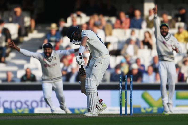 Umesh Yadav got &lt;a href=&#039;https://www.sportskeeda.com/player/joe-root&#039; target=&#039;_blank&#039; rel=&#039;noopener noreferrer&#039;&gt;Joe Root&lt;/a&gt; out cheaply on day 1 at Oval.