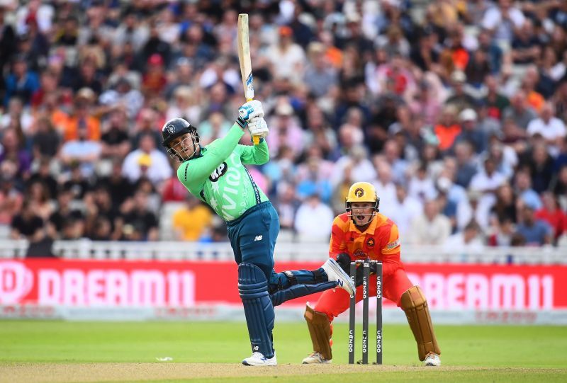 Jason Roy batting in The Hundred. Pic: IPLT20.COM