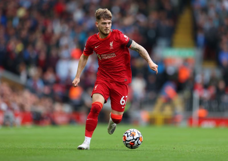 Liverpool midfielder Harvey Elliott