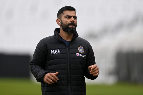 Virat Kohli training ahead of The Oval Test