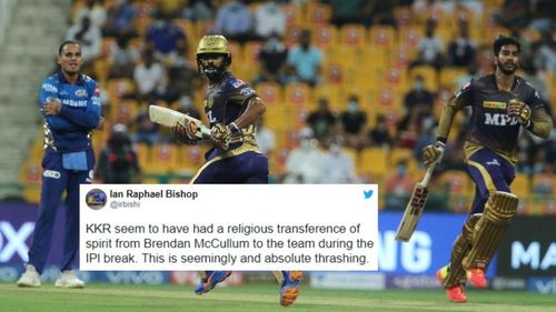 Fans react as Tripathi, Iyer thump MI