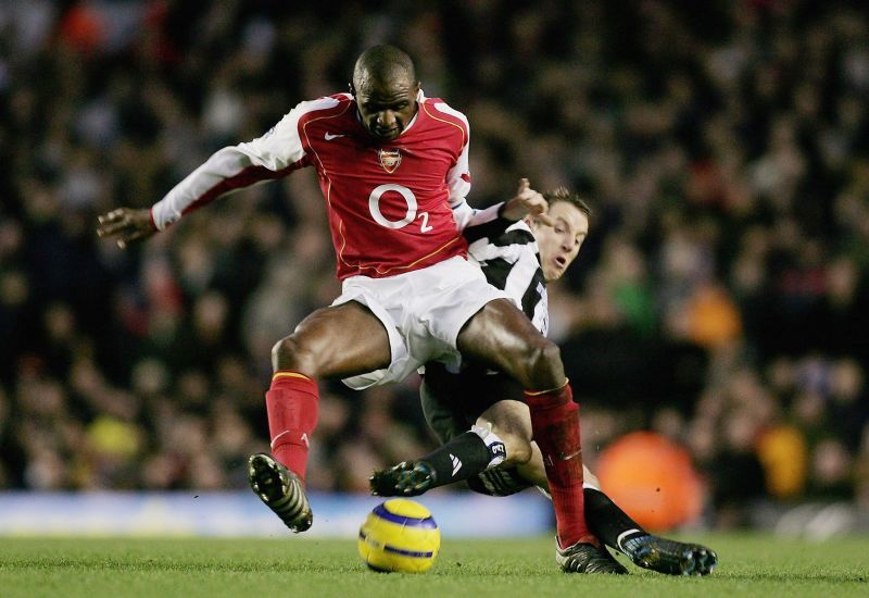 Vieira was a brute in midfield