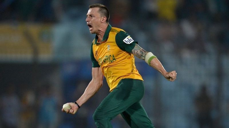 Dale Steyn in full flow for South Africa during the 2014 T20 World Cup