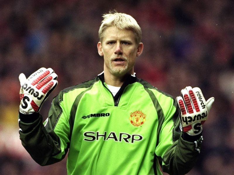 Peter Schmeichel at Manchester United.