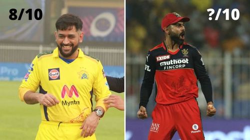 MS Dhoni was in his element against RCB, while Virat Kohli had a seesaw outing