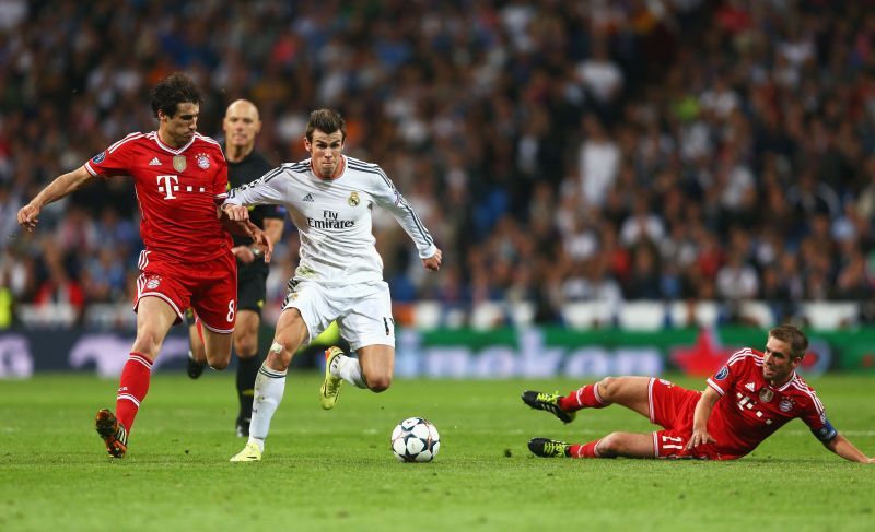 A snap from Real Madrid's 2013-14 Champions League semifinal win over FC Bayern Munich.