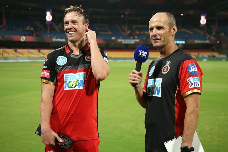 AB de Villiers(l) and Gary Kirsten(r). (Image courtesy: IPLT20.com)
