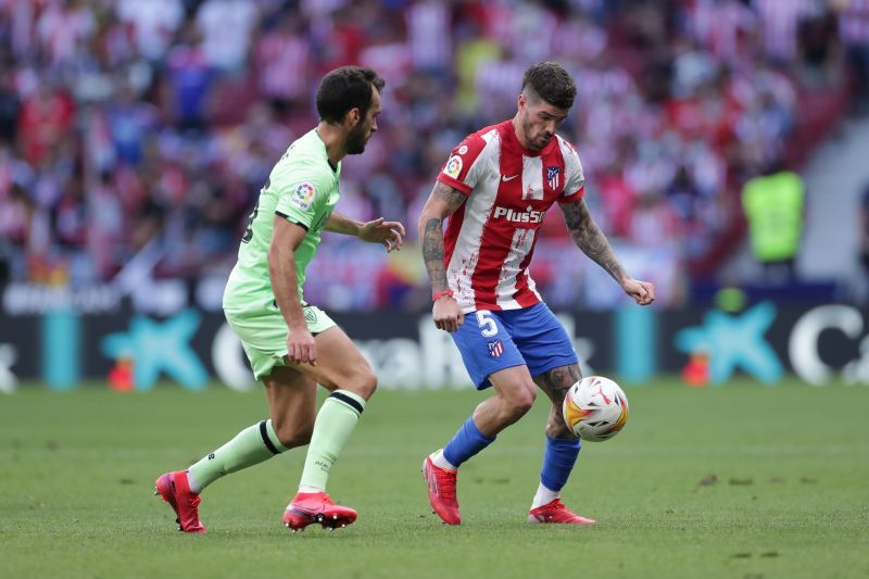 Club Atletico de Madrid take on Getafe in a La Liga Santander game on Tuesday