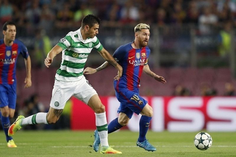 One of Messi&#039;s eight Champions League hat-tricks have come against Celtic.