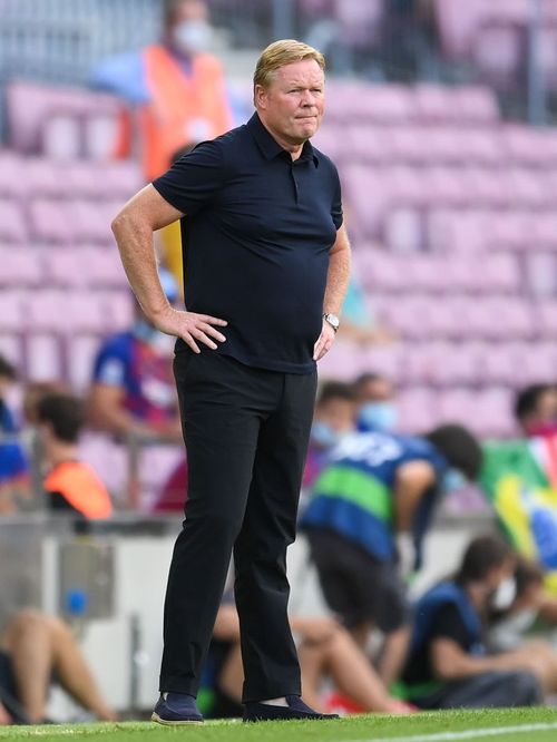 FC Barcelona coach Ronald Koeman