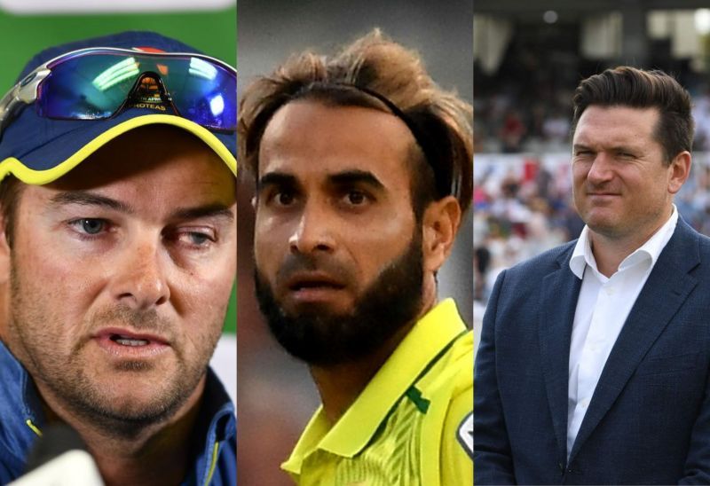 Mark Boucher (l), Imran Tahir (m), and Graeme Smith (r)