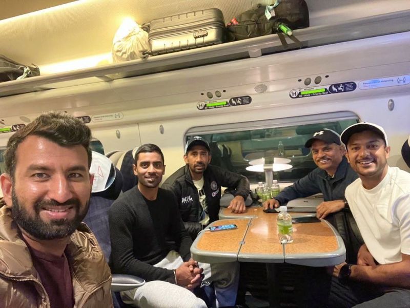 Indian team members. (Image courtesy: Wriddhiman Saha Twitter)