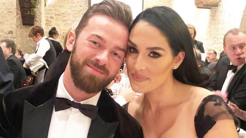 Nikki Bella with Dancing with the Stars partner Artem Chigvintsev