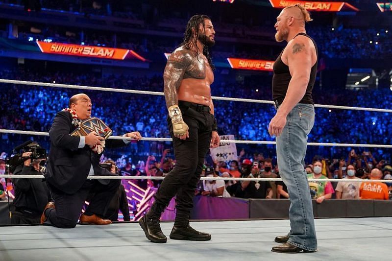 WWE में अगले महीने ब्रॉक लैसनर और रोमन रेंस के बीच होगा मैच?