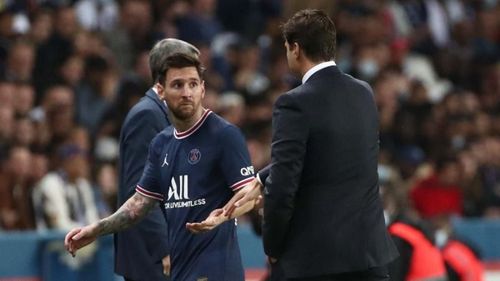 Lionel Messi refused to shake Mauricio Pochettino's hands after being taken off in the 76th minute of the game agains