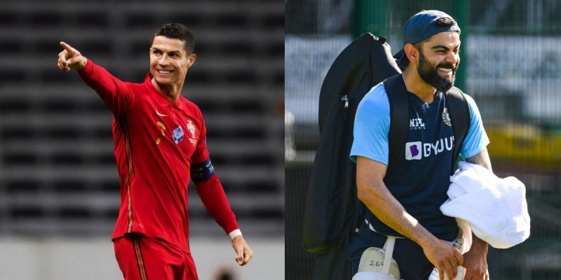 Ronaldo and Kohli are both in Manchester at the moment