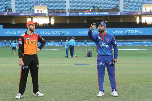 Kane Williamson and Rishabh Pant. Pic: IPLT20.COM