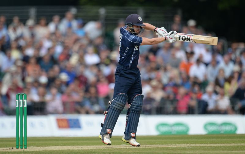 Matthew Cross of Scotland playing a stylish shot