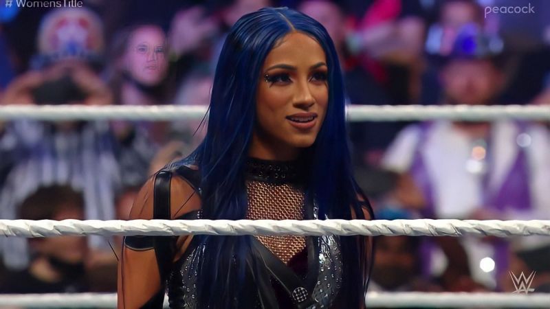 Sasha Banks made her return tonight at Extreme Rules